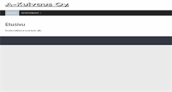 Desktop Screenshot of a-kuivaus.fi
